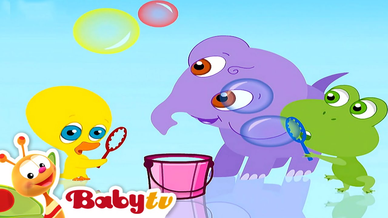 Ellie, Frogy ve Ducky ile küvette su sıçratma 😉 🐸 | Küvet Hayvancıkları | Tam bölüm @BabyTVTR