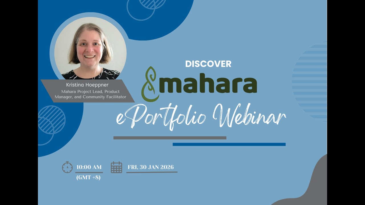 Free Webinar: Transform Your Learning Ecosystem with Mahara