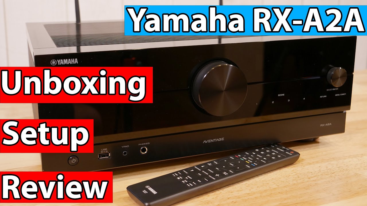 (NEW) Yamaha RX-A2A Unboxing, Setup and Review | 4K120FPS (HDMI 2.1) for PS5 and XBOX Series X