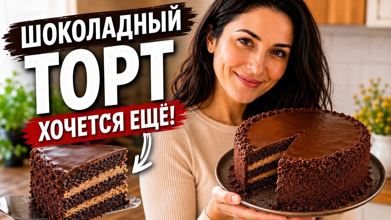 Шоколадный торт, который вы будете готовить каждый день 🍫 Нежный и очень простой!