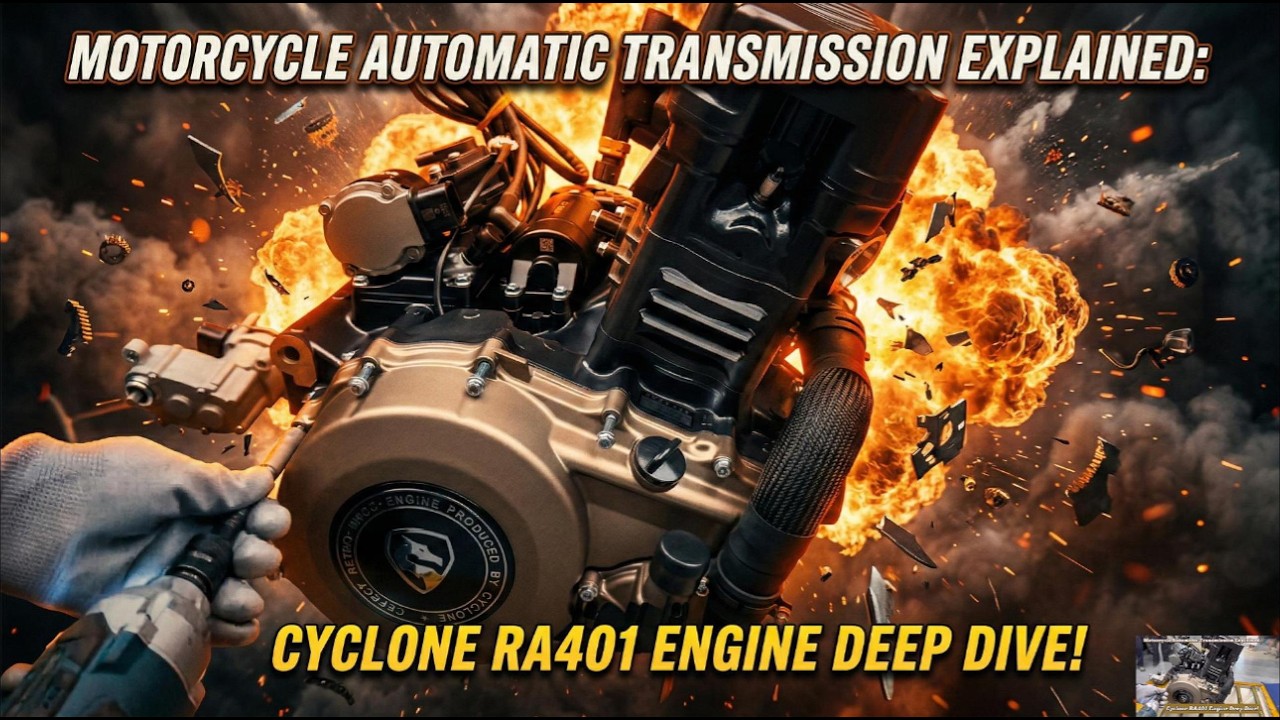 Автоматическая разборка двигателя Cyclone RA401: что внутри и как он работает! (Краткое и информа...