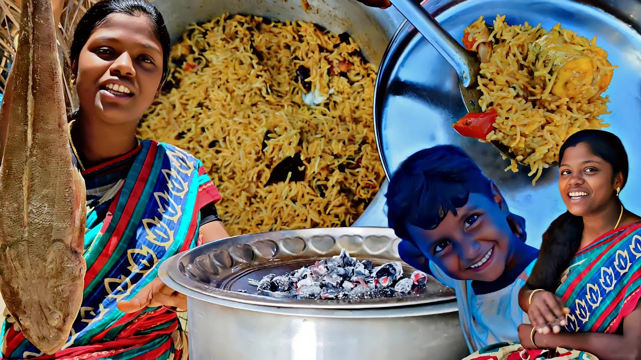 Our house special fish biryani on Sunday | ஞாயிற்றுக்கிழமை நம்ம வீட்டு ஸ்பெஷல் மீன் பிரியாணி