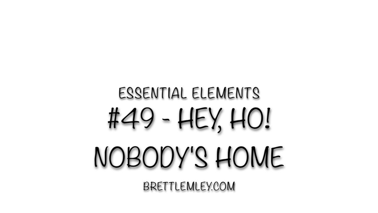 EE #49   Hey, Ho! Nobody's Home