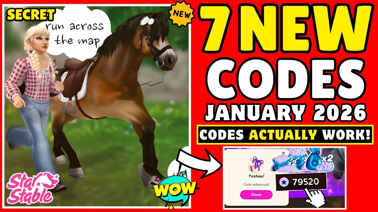WORKING 7 ] SSO REDEEM CODES - NEW STAR STABLE CODES JANUARY 2026 - REDEEM CODE STAR STABLE ONLINE