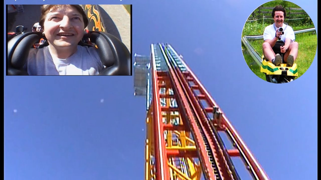 Vild Svinet (2003 Picture In Picture Front and Reverse POVs) - BonBon Land Theme Park Denmark