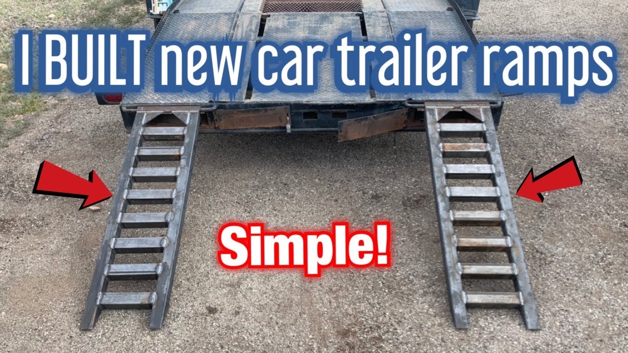 Car Trailer Ramp build/fabrication DIY
