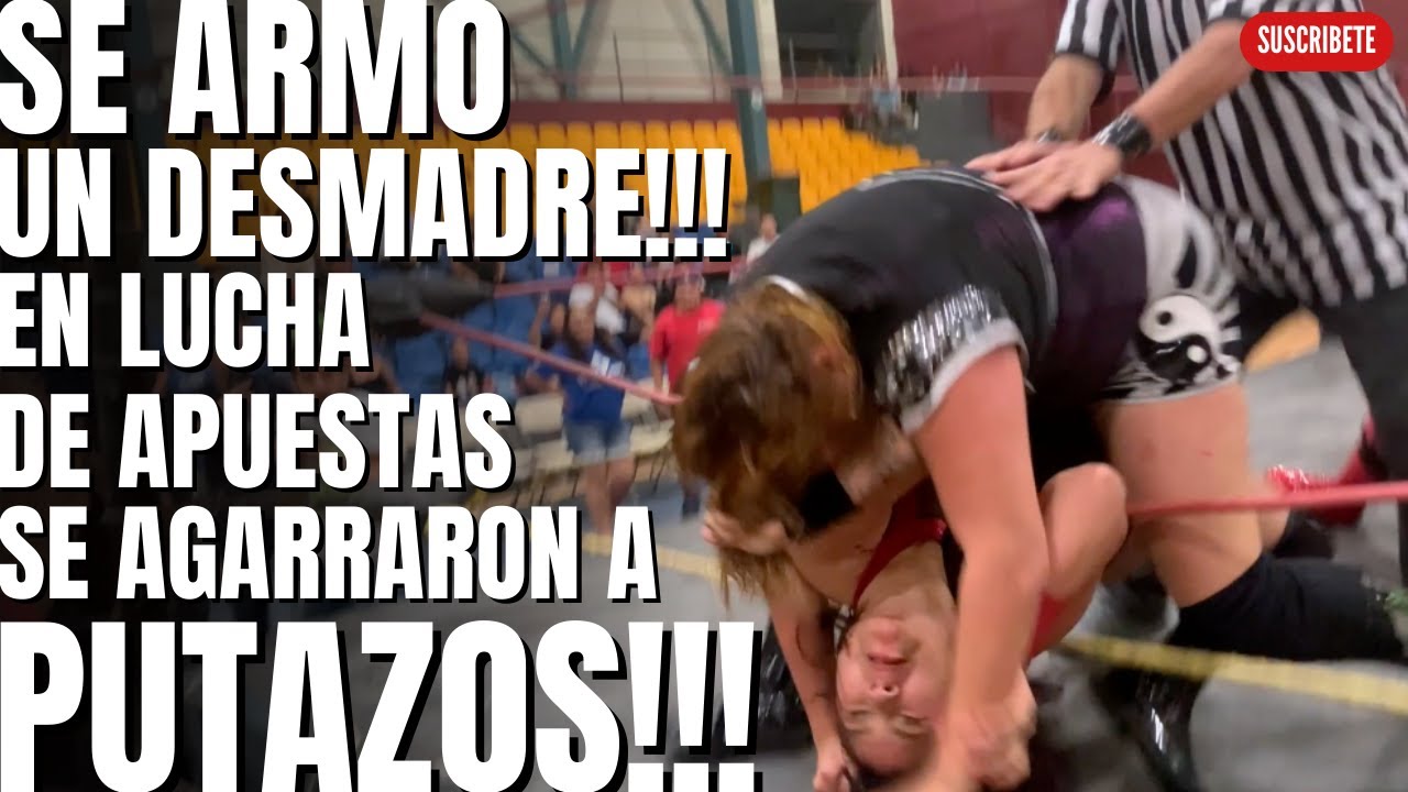 SE ARMO UN DESMADRE!!! en Lucha de Apuestas se AGARRARON A PUTAZOS!!!