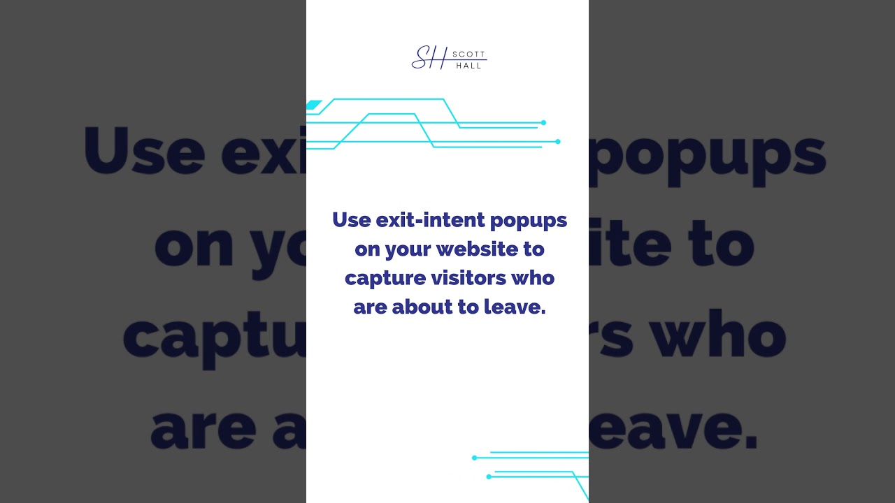 Implement Exit Intent Popups
