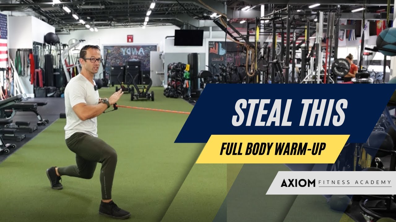 Fast Full Body Dynamic Warm-up [Steal This!] || Full NASM-CPT Warm Up Example