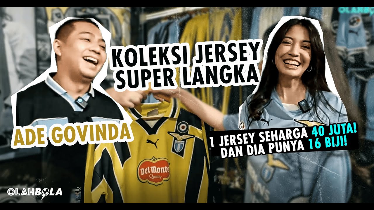 Ade Govinda: Koleksi Hampir 200 Jersey Liga Italia dan Lazio!