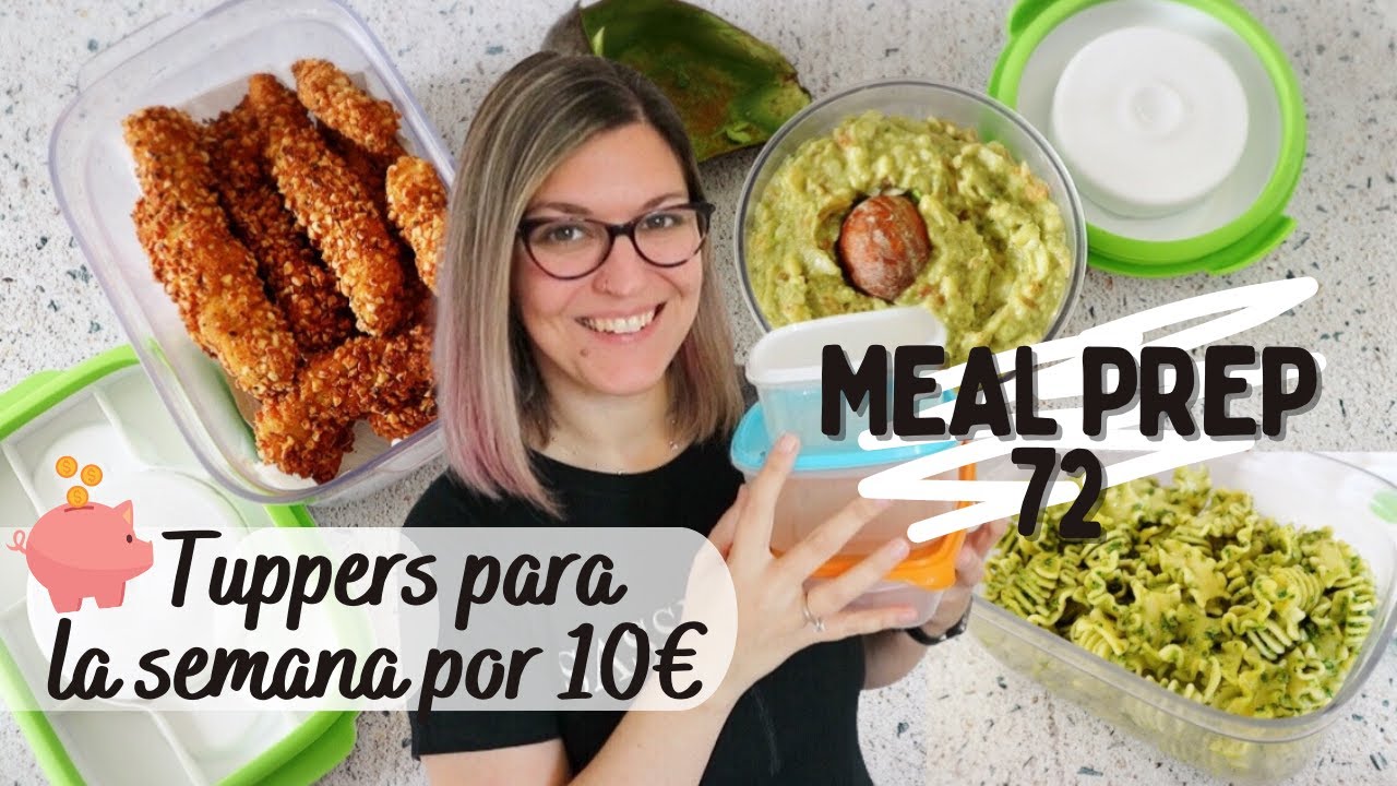 *MEAL PREP FÁCIL* Menú Semanal Saludable Paso a Paso *BATCH COOKING* Episodio 72