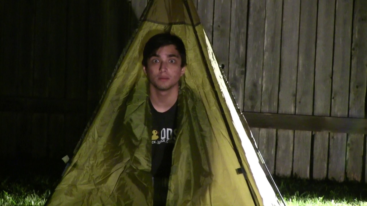 CAMPING IN OUR BACKYARD