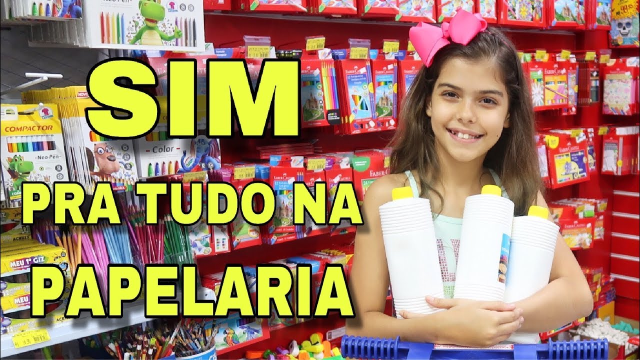 MINHA MÃE DISSE SIM PRA TUDO NA PAPELARIA | NICOLE DUMER
