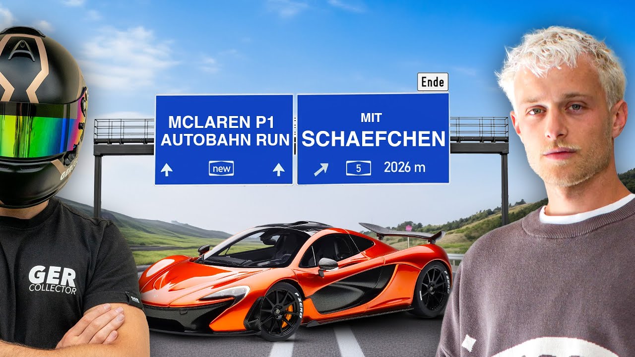 Mit @schaefchen und dem McLaren P1 VOLLGAS AUF DER AUTOBAHN!