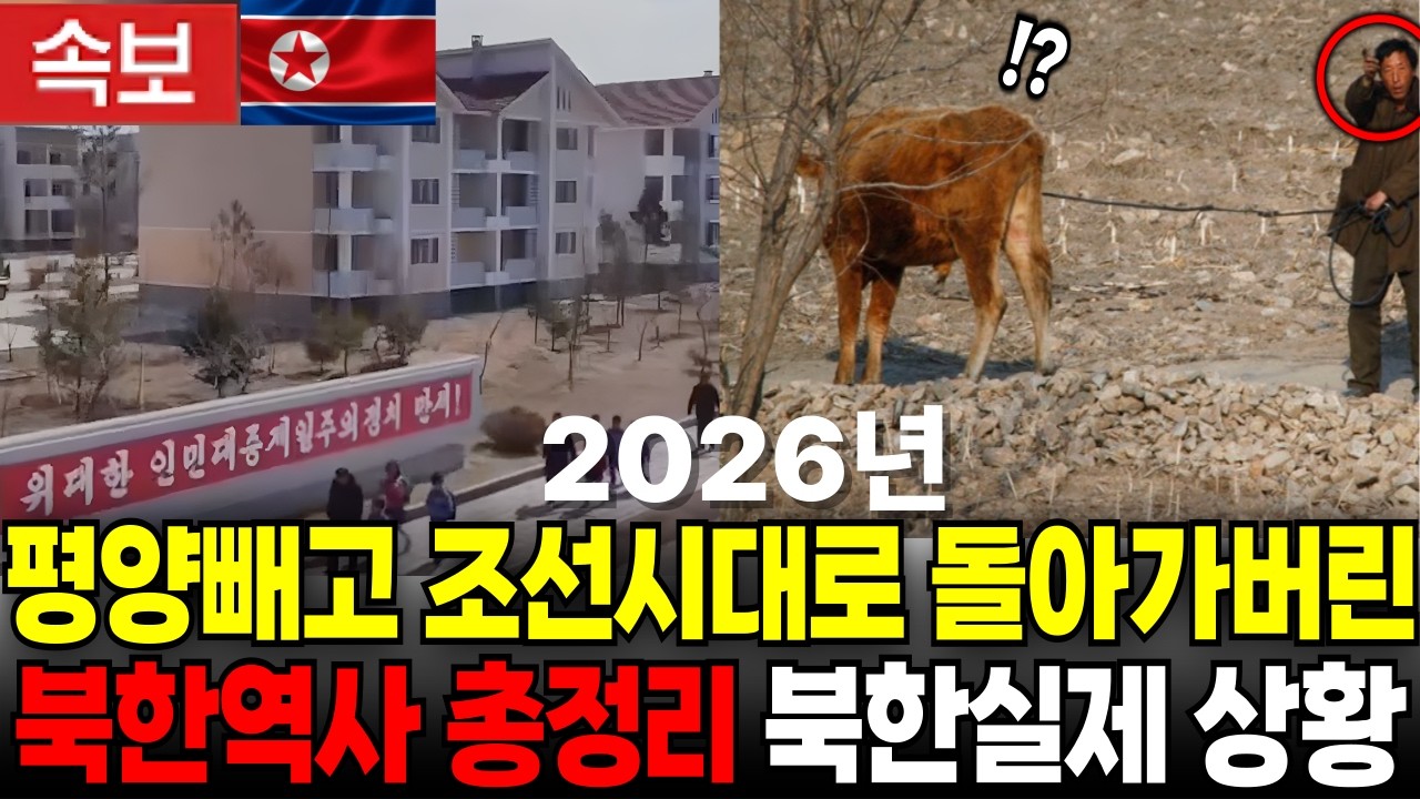 한국보다 잘살았던 북한역사 총정리. 평양빼고 왜 조선시대로 돌아갔나?