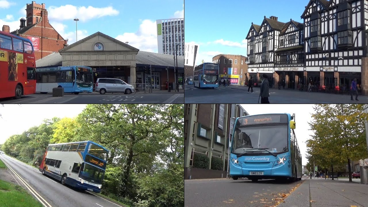 Coventry Buses in Early Autumn (Oct 2019)