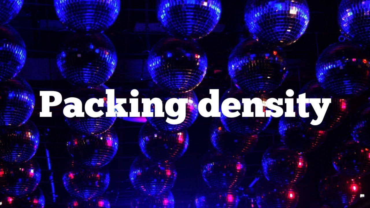 Packing density