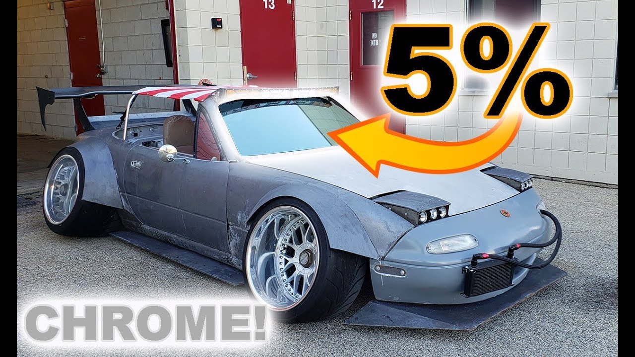 5% One Way Mirror Chrome Tint *INSANE*