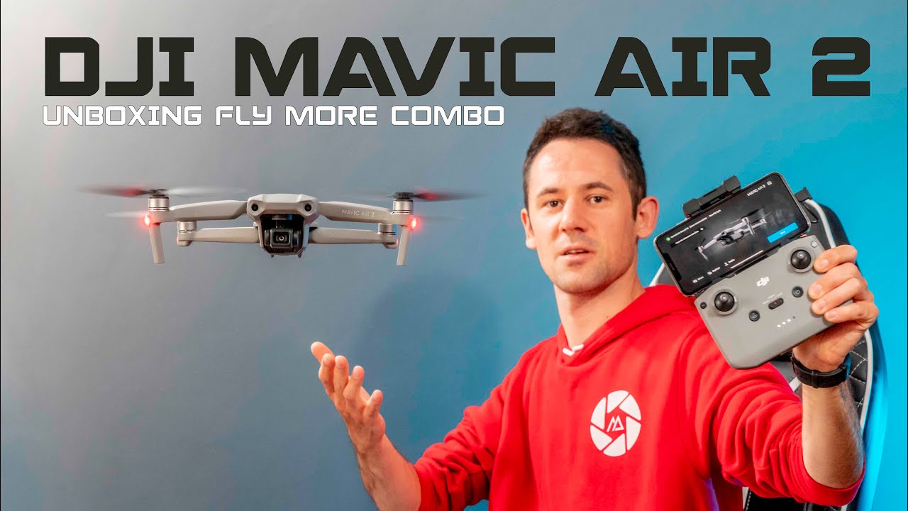 DJI MAVIC AIR 2 Fly More Combo UNBOXING | Primo Volo Indoors