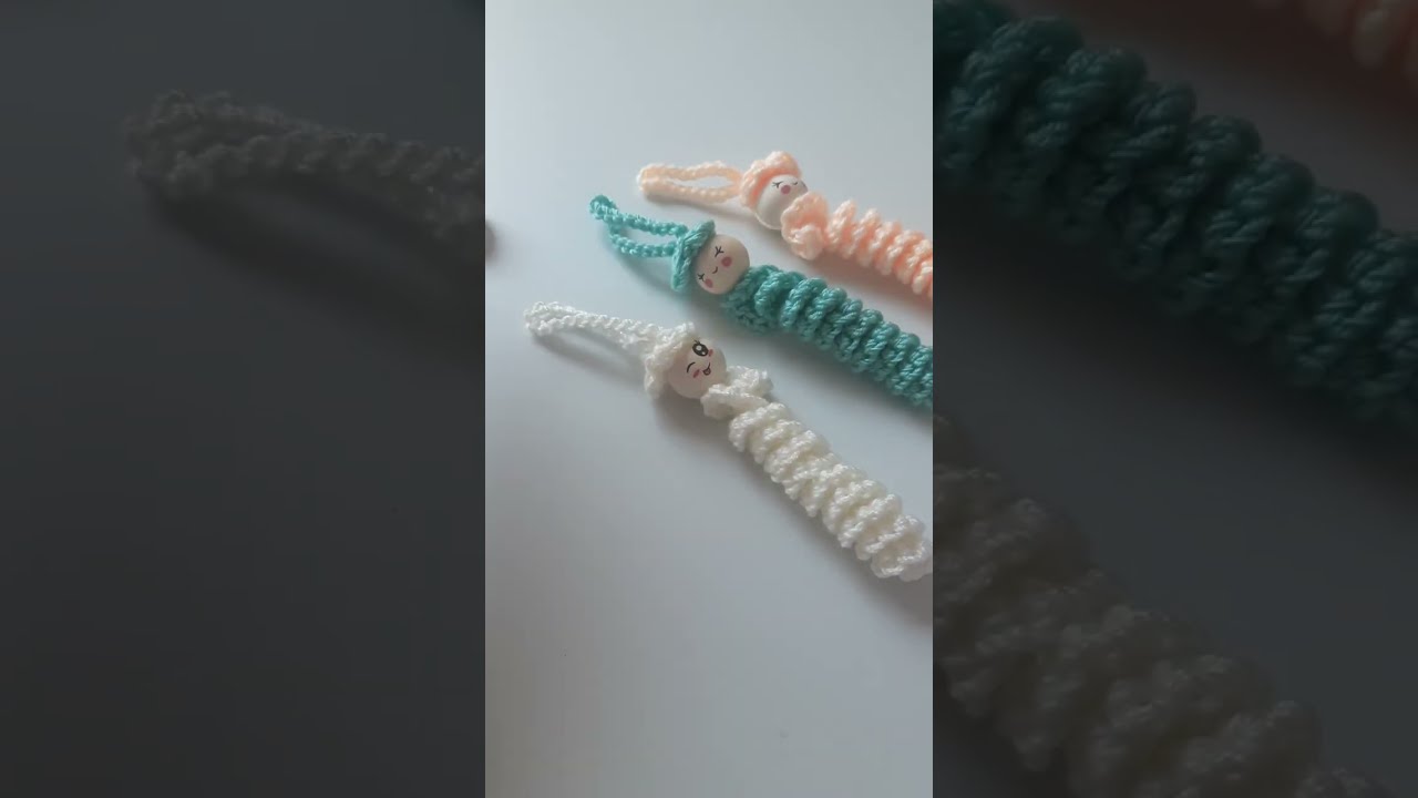 Sorgenw&uuml;rmchen/worry worm h&auml;keln/Anf&auml;ngerfreundlich/crochet/diy