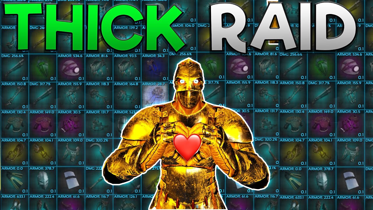 RAIDING A THICK PEARL CAVE In ARK