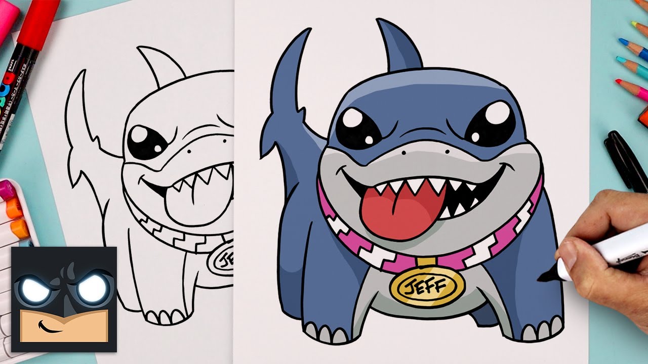 How To Draw Jeff the Landshark | Marvel Rivals