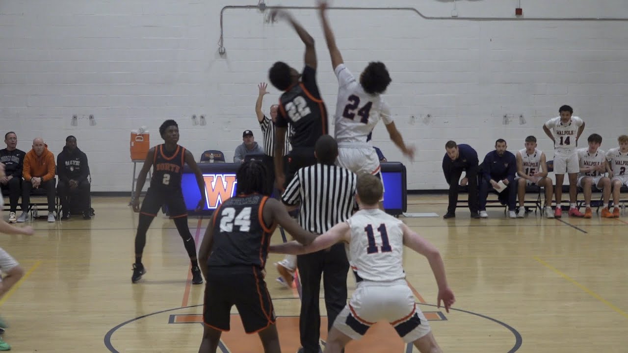 Walpole Boys Varsity Basketball vs. North