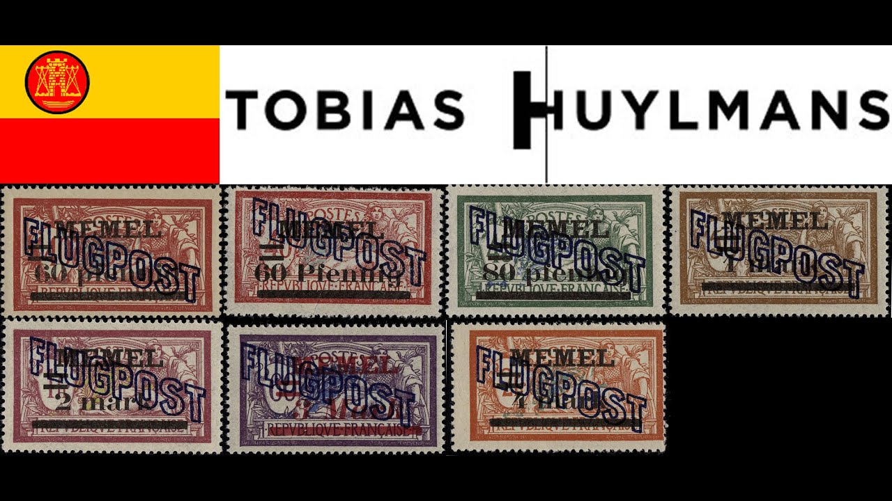 Die erste Briefmarken Flugpost-Ausgabe des Memelgebietes