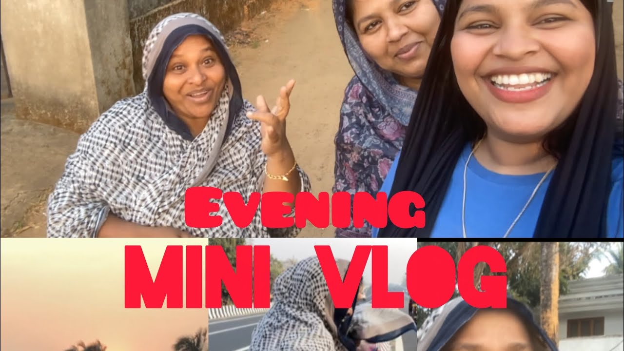 My first long video ✨Mini Beach vlog 🏖️#beach #family #malayalam #evening vlog#czns#