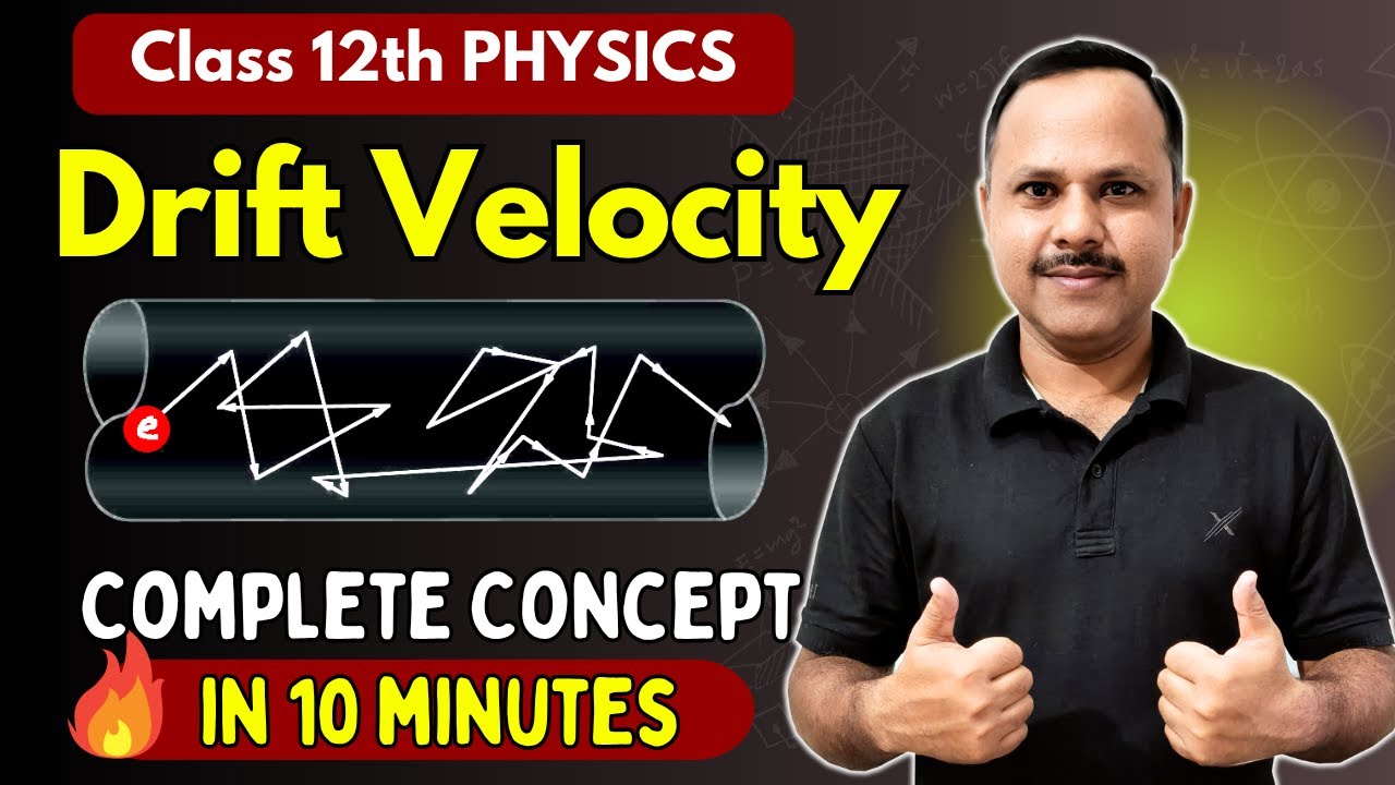 Drift Velocity | Relaxation Time | Current Electricity | 12th #physics #neet #cbse