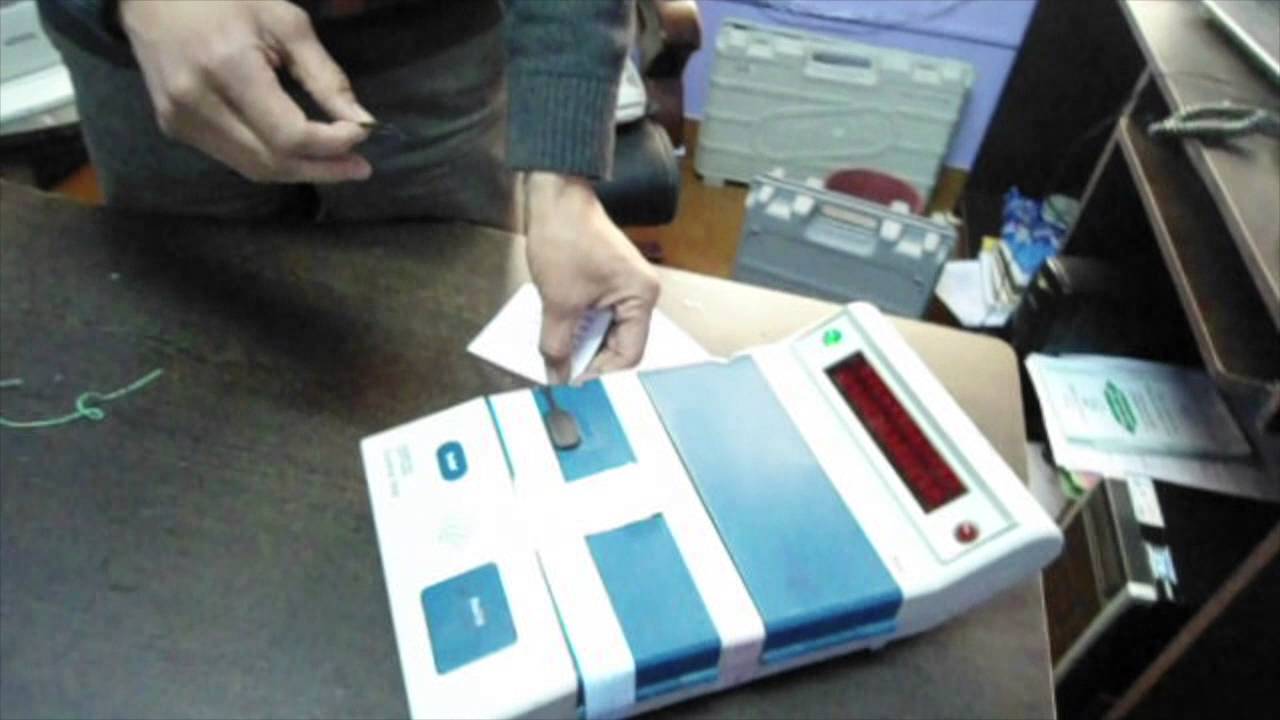 Counting of Votes through EVM