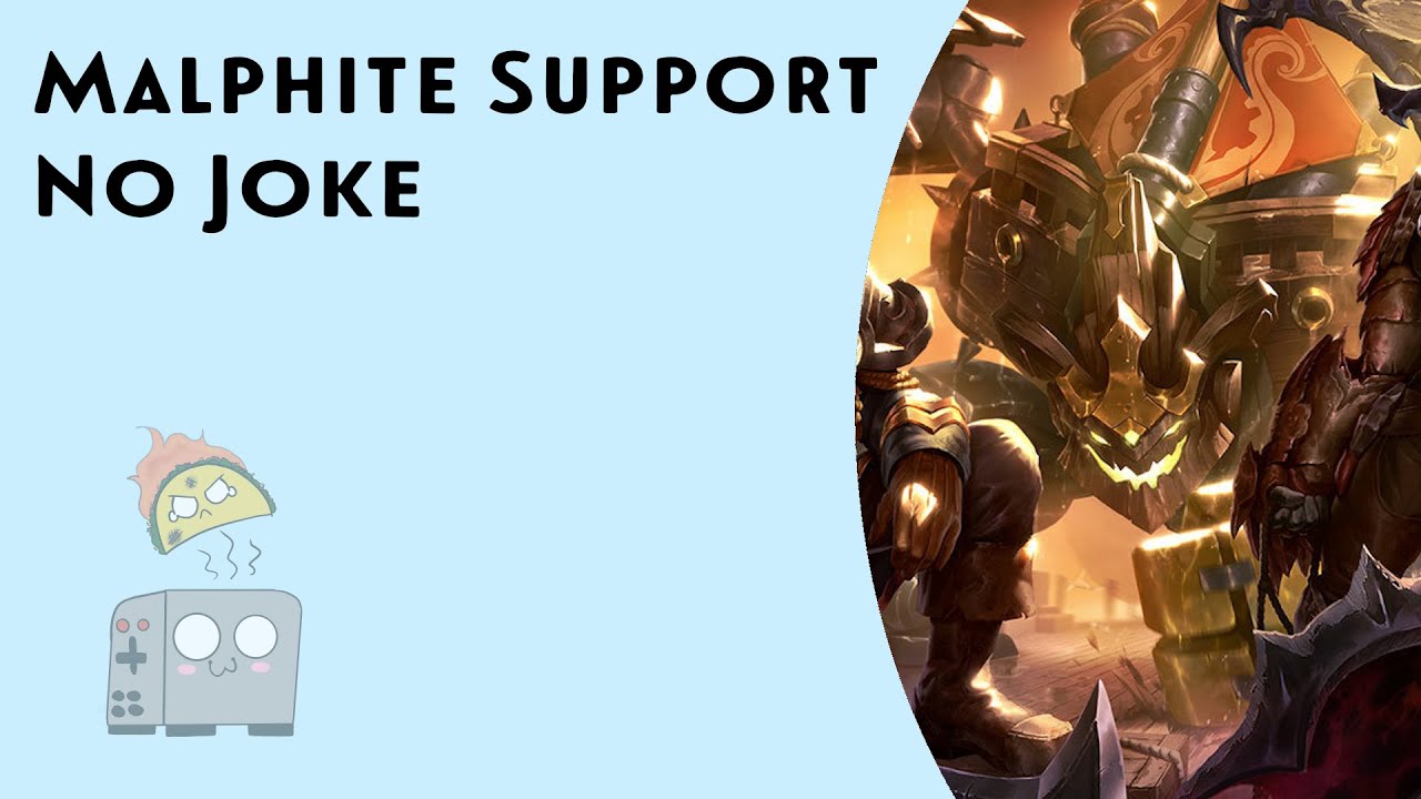 Malphite Support is No Joke! Season 10 Malphite Support