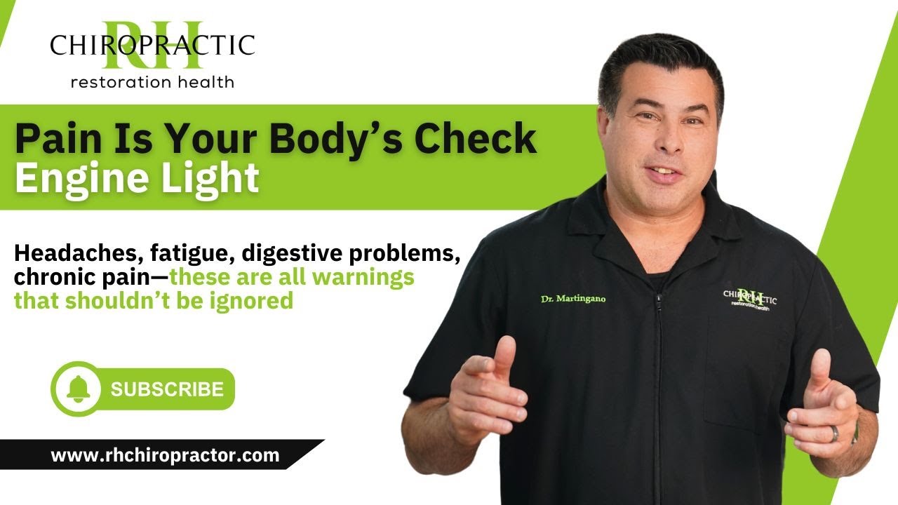 Pain Is Your Body&rsquo;s Check Engine Light | Restoration Health Chiropractic, Palm Bay FL