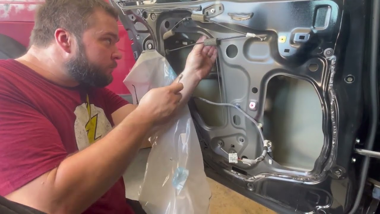 2014 Honda Civic sedan rear window regulator and motor replacement!