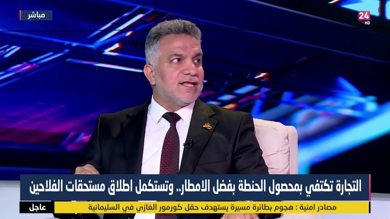 حيدر الكرعاوي : استيراد الحنطة سيكون لغرض انتاج طحين الصفر وليس للبطاقة التموينية