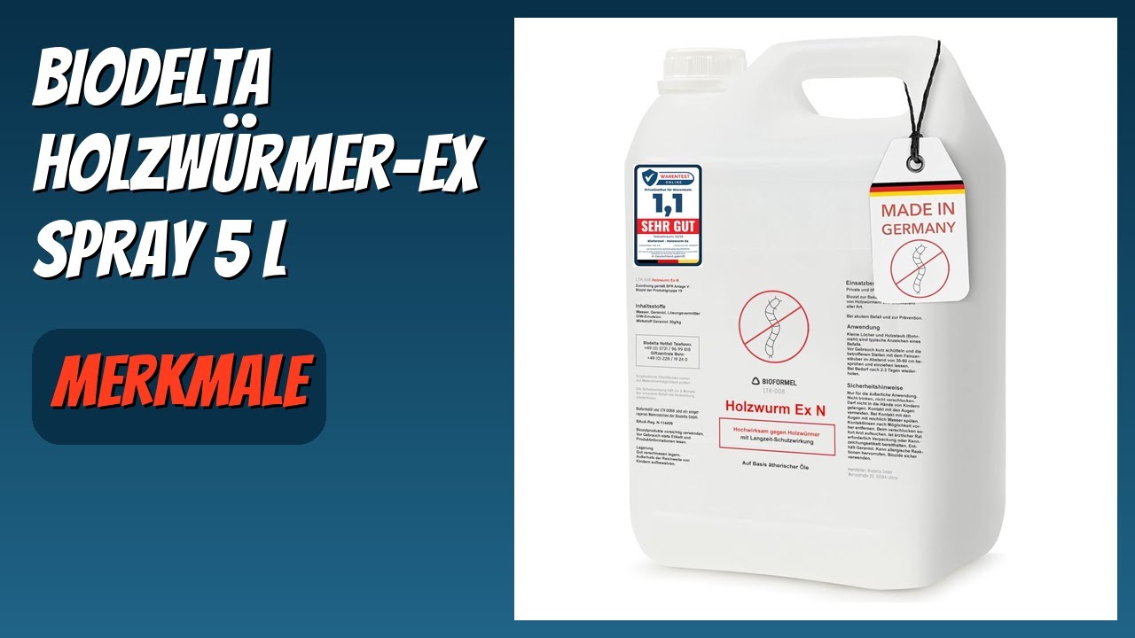 BEWERTUNG (2026): BIODELTA Holzwürmer-Ex Spray 5 L. Infos