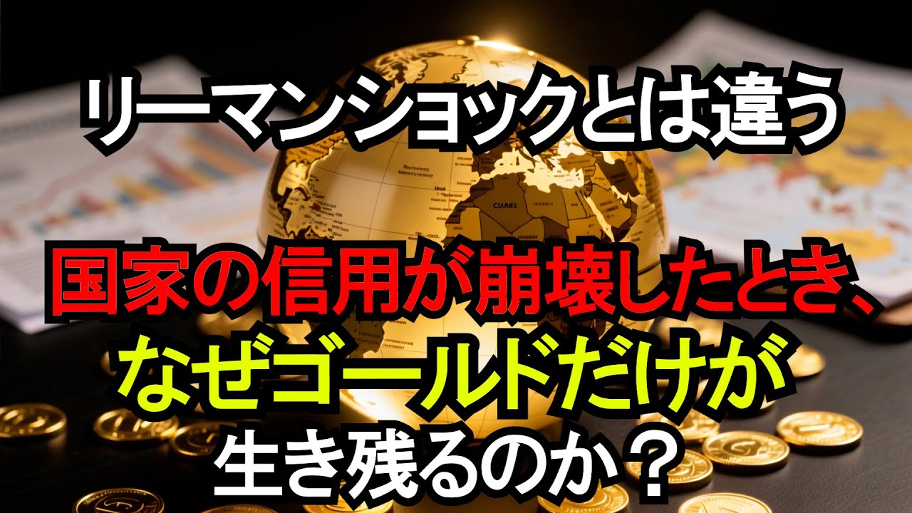 リーマンショックとは違う。「ソブリン・リスク（国家の信用）」が崩壊した時、なぜゴールドだけが生き残るのか