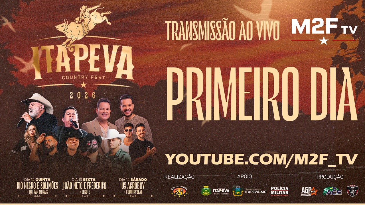 Primeiro Dia - ITAPEVA COUNTRY FEST 2026 - PBR ACF TOUR - M2F TV