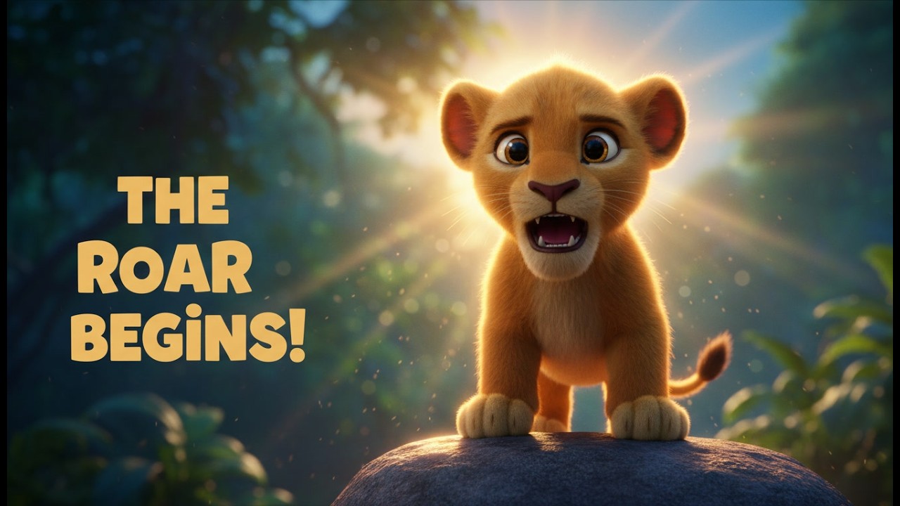 The Lion Who Was Afraid to Roar #kidsfun #kids #kidslearning #viral #viralvideo #youtubeshorts #yt
