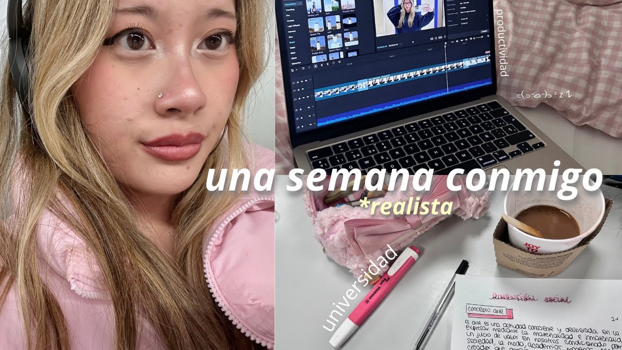 UNA SEMANA CONMIGO *realista*🎀🍵📋:  vuelta a la rutina, universidad, productividad, amigas…୭ ˚. ᵎᵎ