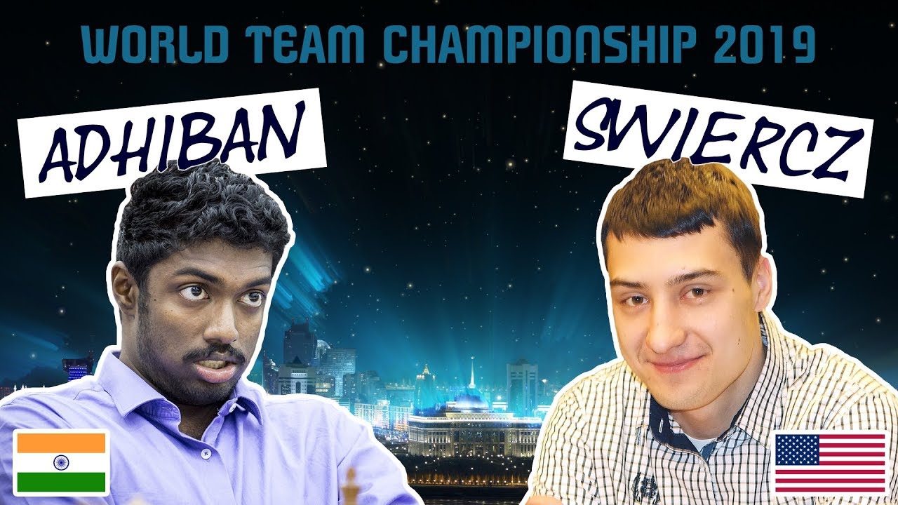 Baskaran Adhiban vs Dariusz Swiercz / World Team Championship / 2019