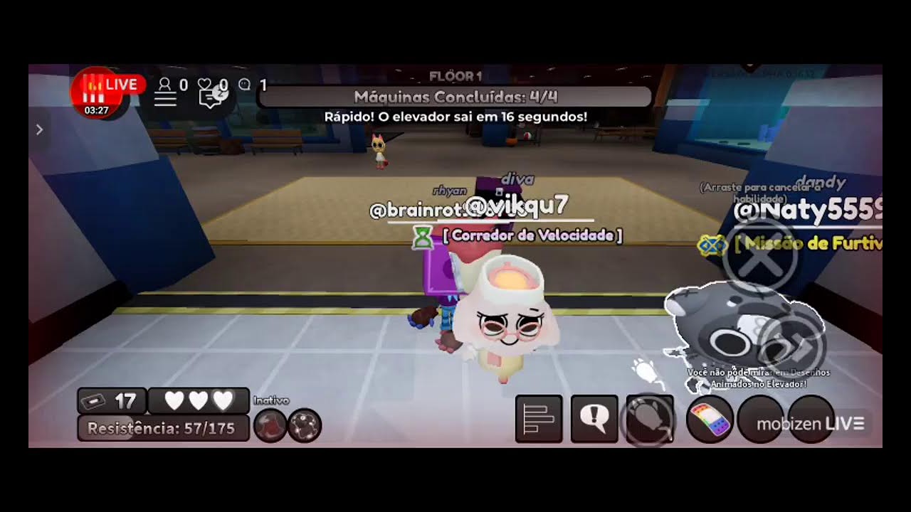 jogando dandy world pro curando o squirm até o floor 16+
