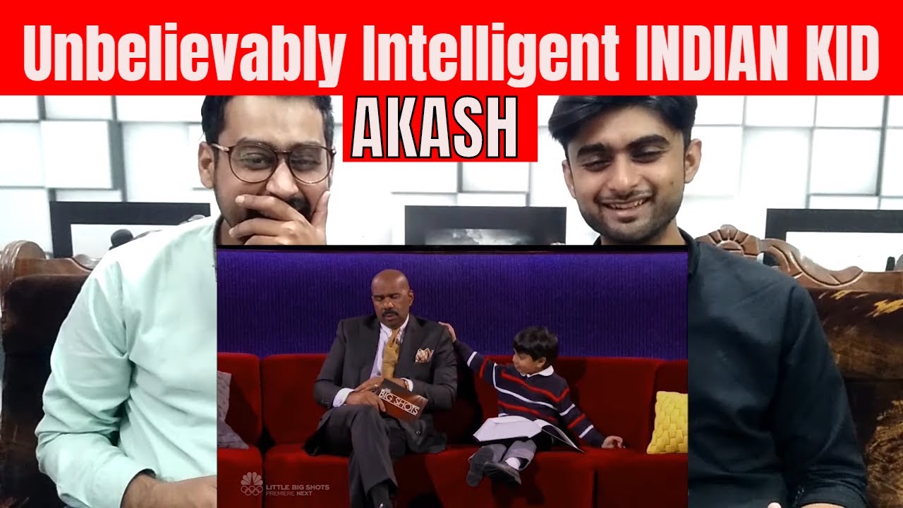 Pakistani Reaction To | Little Big Shots | Steve Harvey and Akash Funny Spelling Bee  | REACTION |