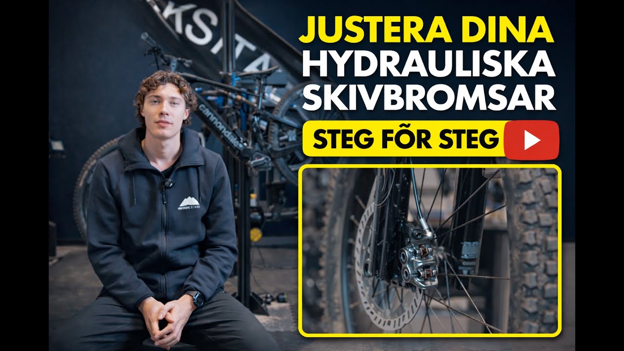 Så justerar du dina hydraliska skivbromsar- steg för steg