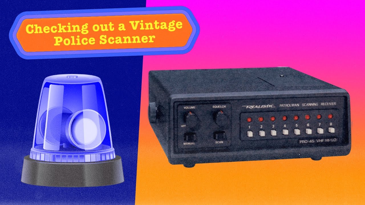 Checking Out a Vintage Police Scanner