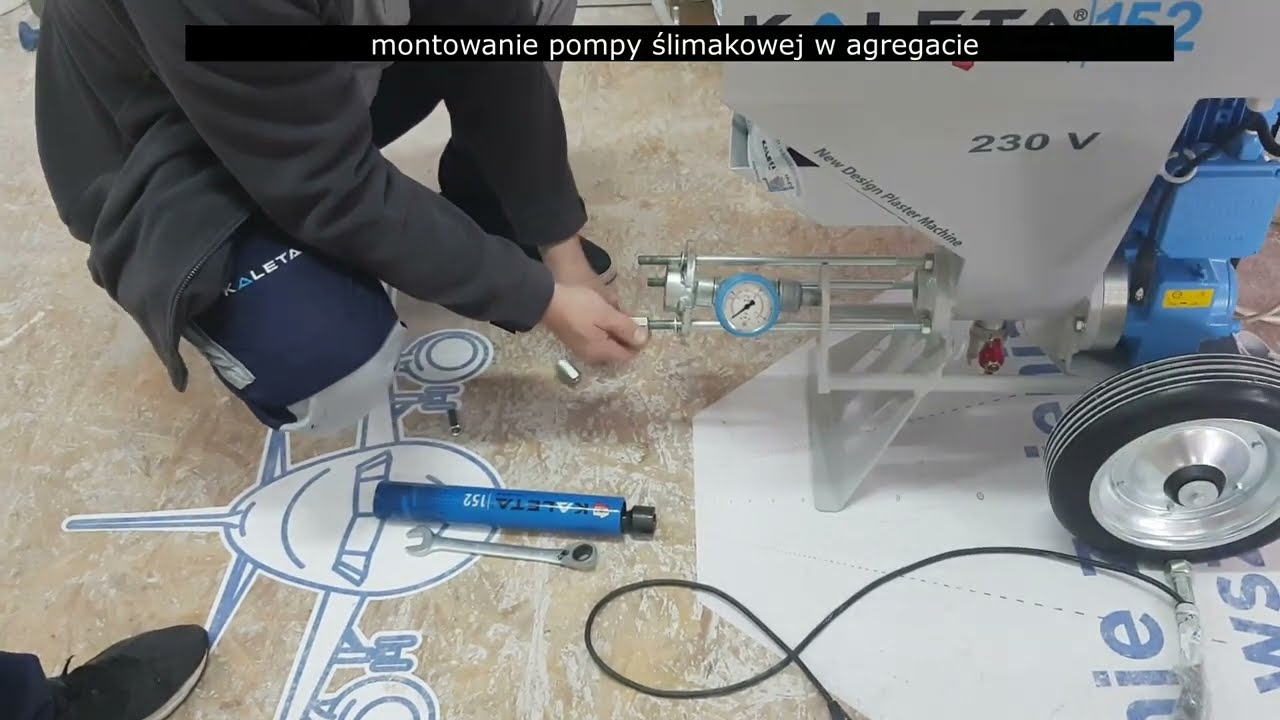 Kaleta 152 bezpowietrzne nakładanie gładzi i szpachli.. Szkolenie i testowanie produktów.