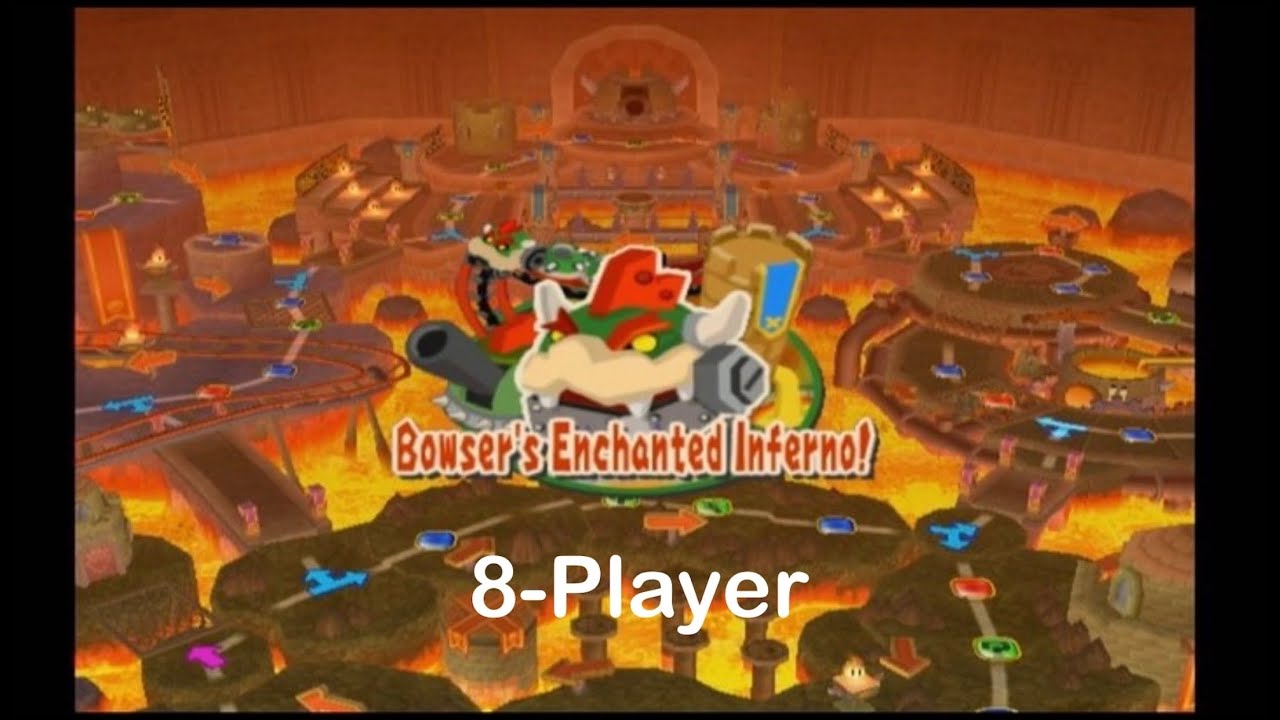 Mario Party 7: 8-Player Bowser’s Enchanted Inferno! (30 Turns)