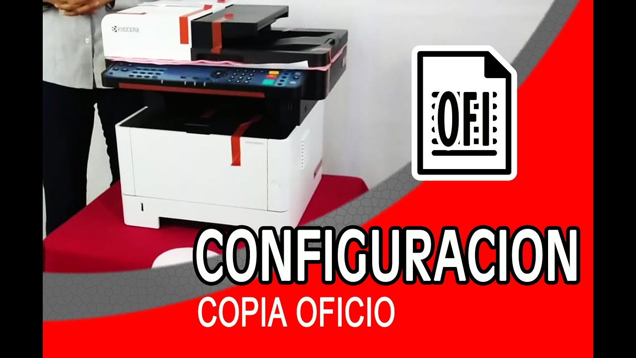 Configuración Copia Oficio Kyocera m2135