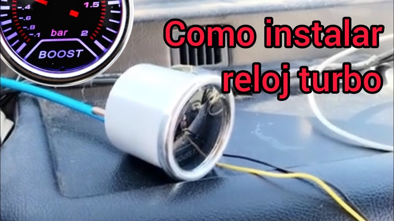 How to: Instalar reloj Turbo Gage
