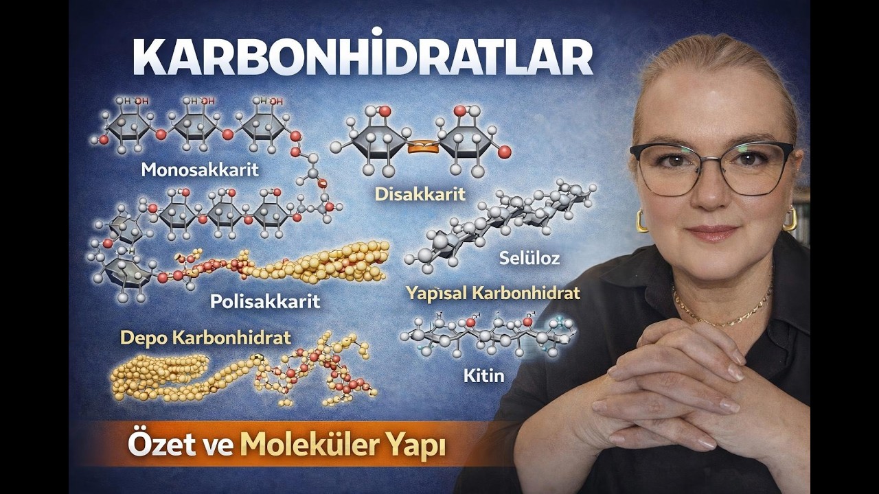 Karbonhidratlar hakkında bilmeniz gereken her şey #üniversitehazırlık #biyoloji #tytbiyoloji #ayt